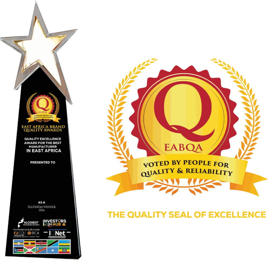 EABQA Award Trophy and the Quality Seal of Excellence